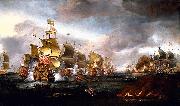Adriaen Van Diest The Battle of Lowestoft Sweden oil painting artist